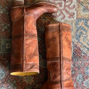Rare! Frye Campus Boot Steer Stitching